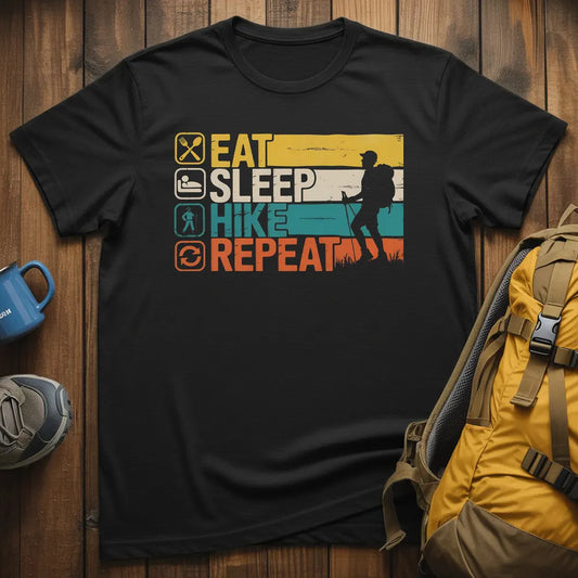 Eat Sleep Hike Repeat T-Shirt