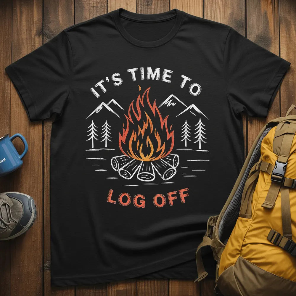 It's Time To Log Off T-Shirt