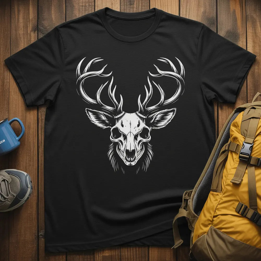 Deer Half Skull T-Shirt