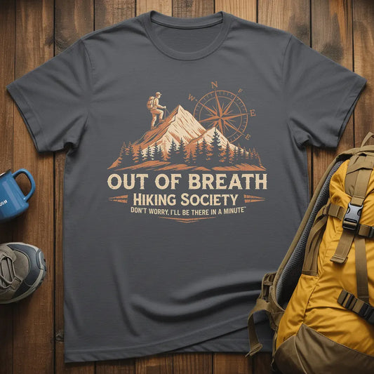 Out Of Breath Hiking Society T-Shirt
