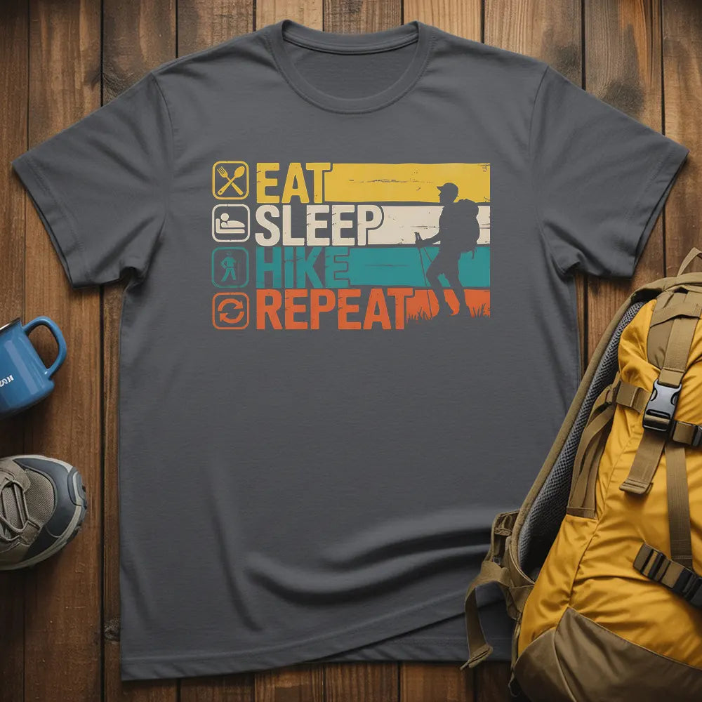 Eat Sleep Hike Repeat T-Shirt