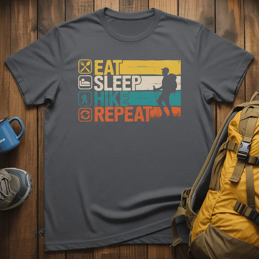 Eat Sleep Hike Repeat T-Shirt