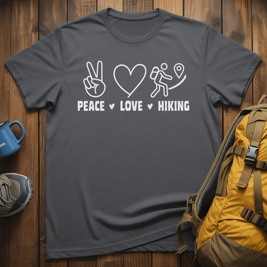 Peace Love Hiking T-Shirt
