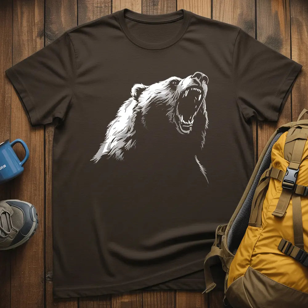 Aggressive Bear Scream T-Shirt