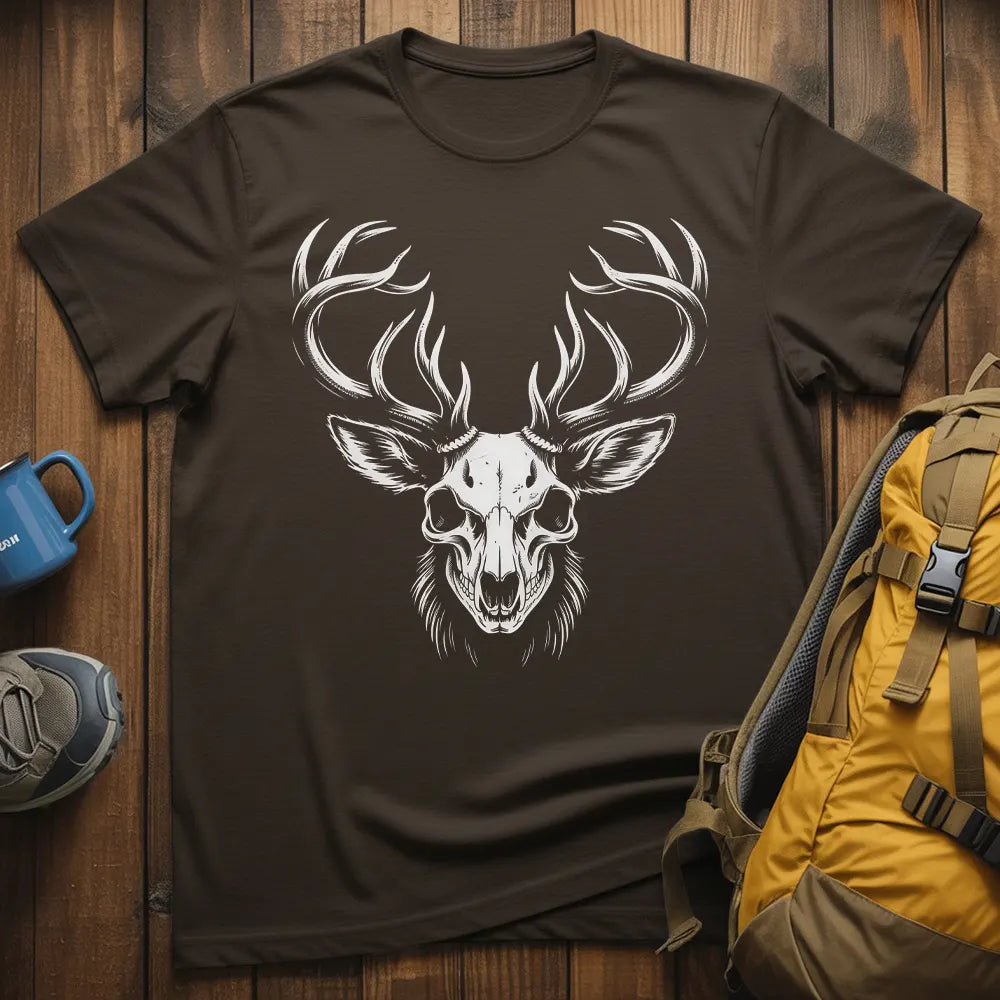 Deer Half Skull T-Shirt