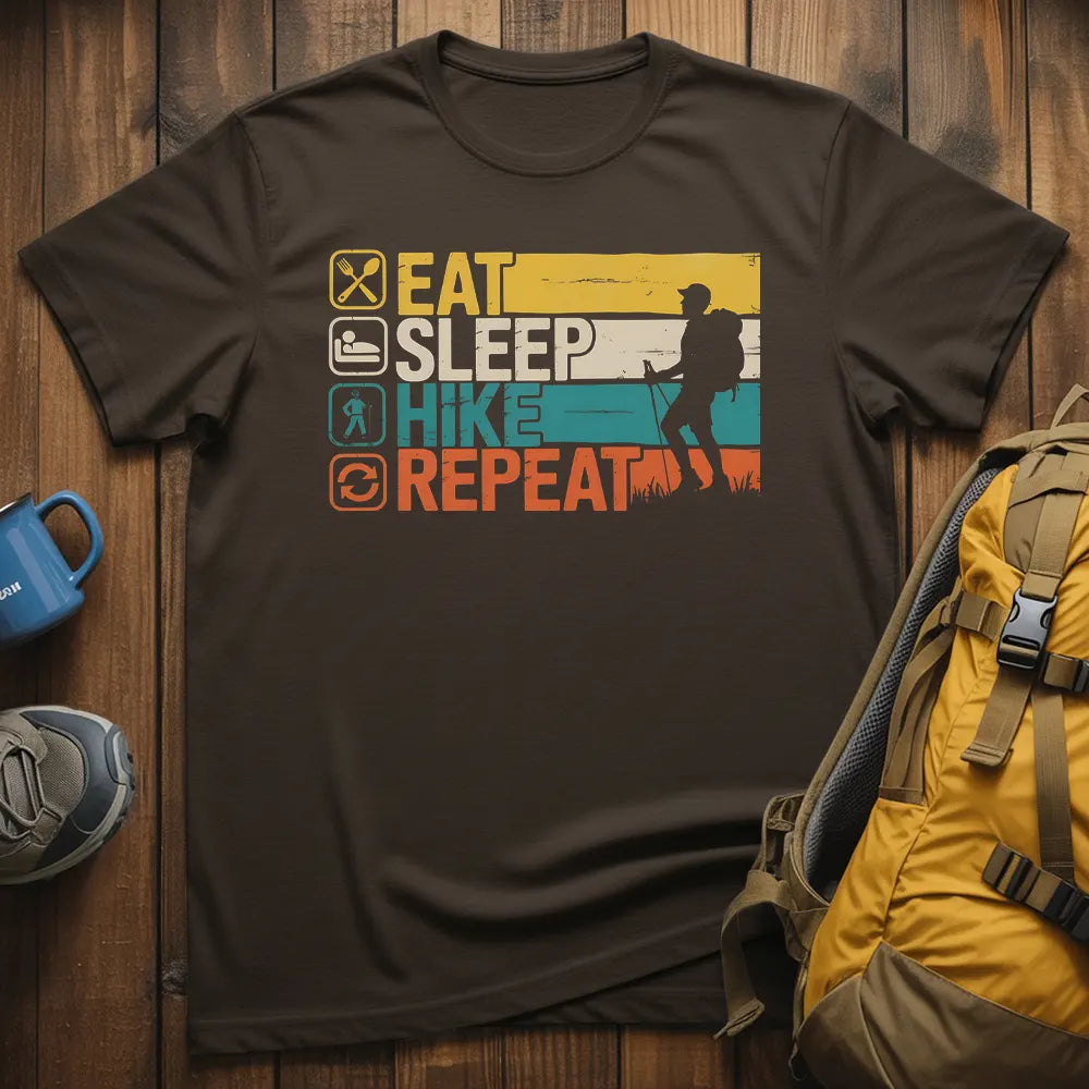 Eat Sleep Hike Repeat T-Shirt
