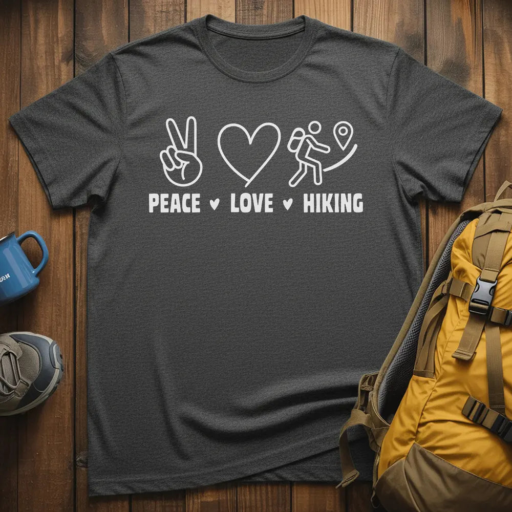 Peace Love Hiking T-Shirt