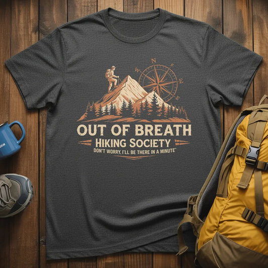 Out Of Breath Hiking Society T-Shirt