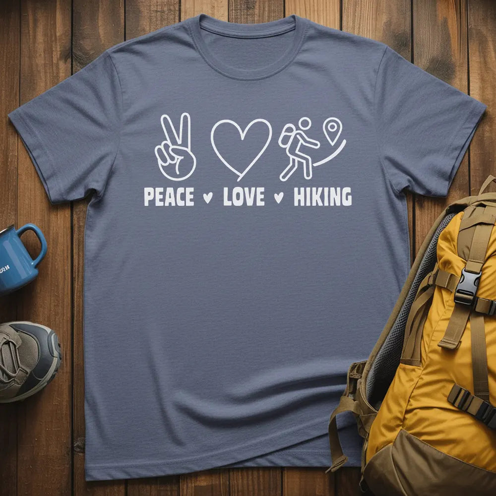 Peace Love Hiking T-Shirt