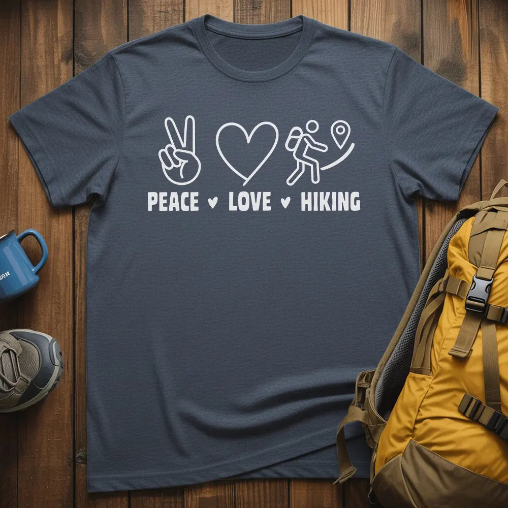 Peace Love Hiking T-Shirt