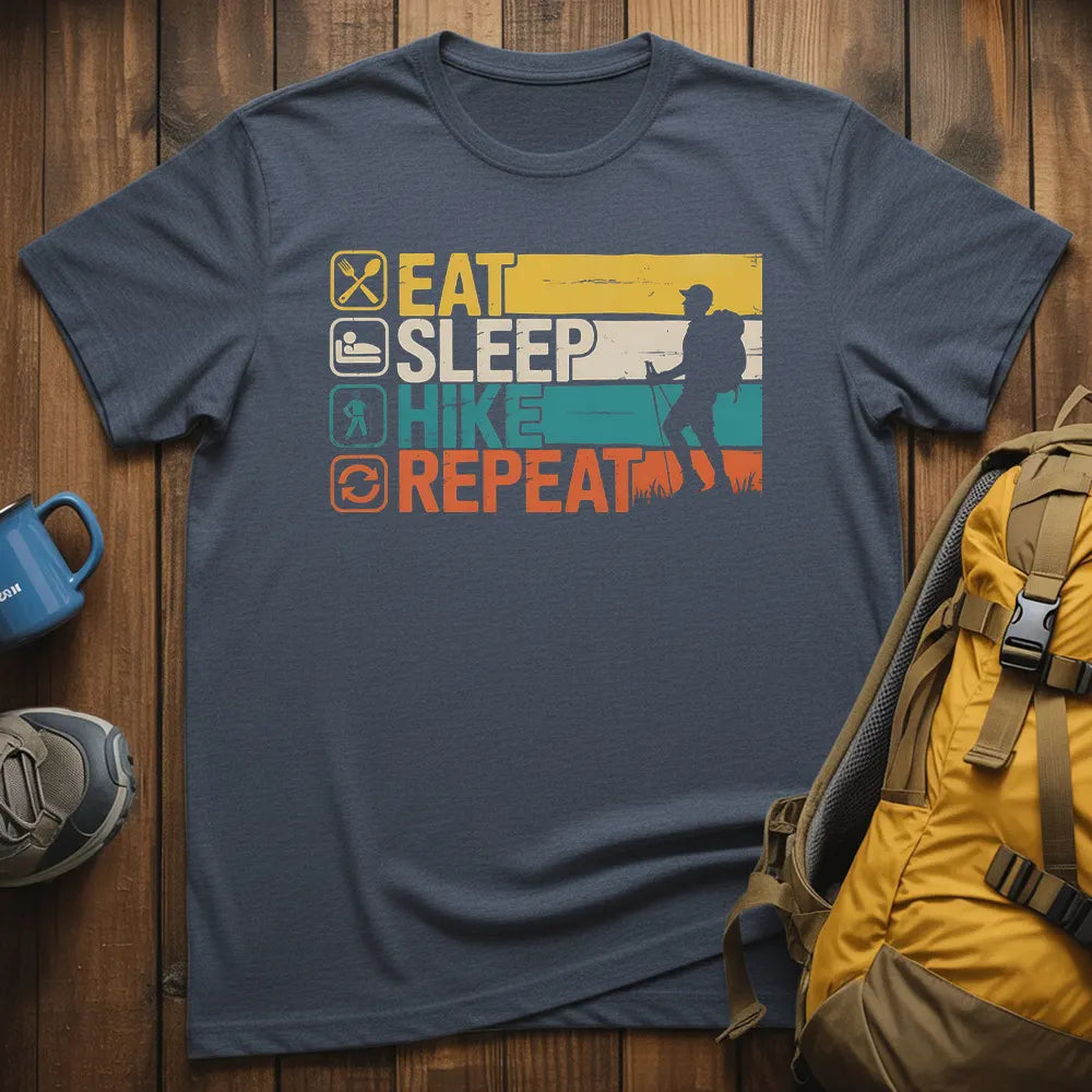 Eat Sleep Hike Repeat T-Shirt
