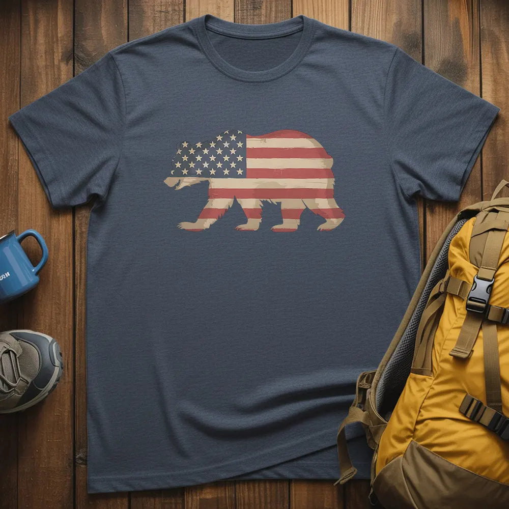 USA Patriotic Bear T-Shirt