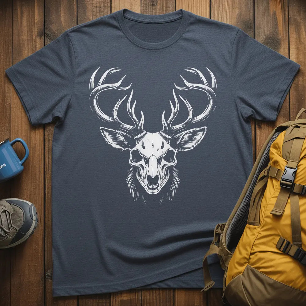 Deer Half Skull T-Shirt