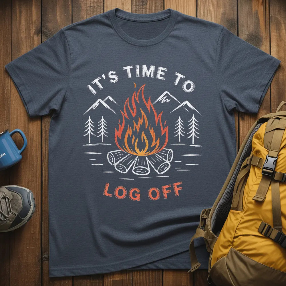 It's Time To Log Off T-Shirt