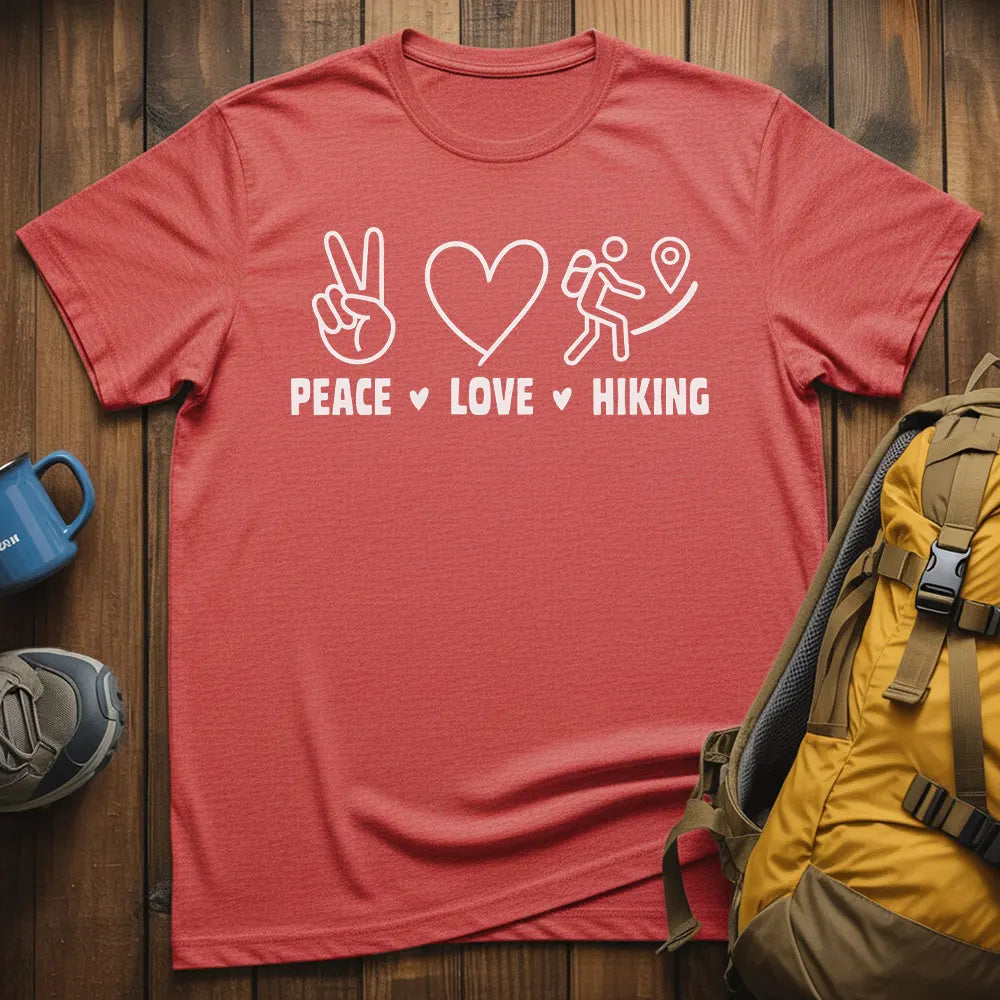 Peace Love Hiking T-Shirt