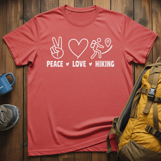 Peace Love Hiking T-Shirt