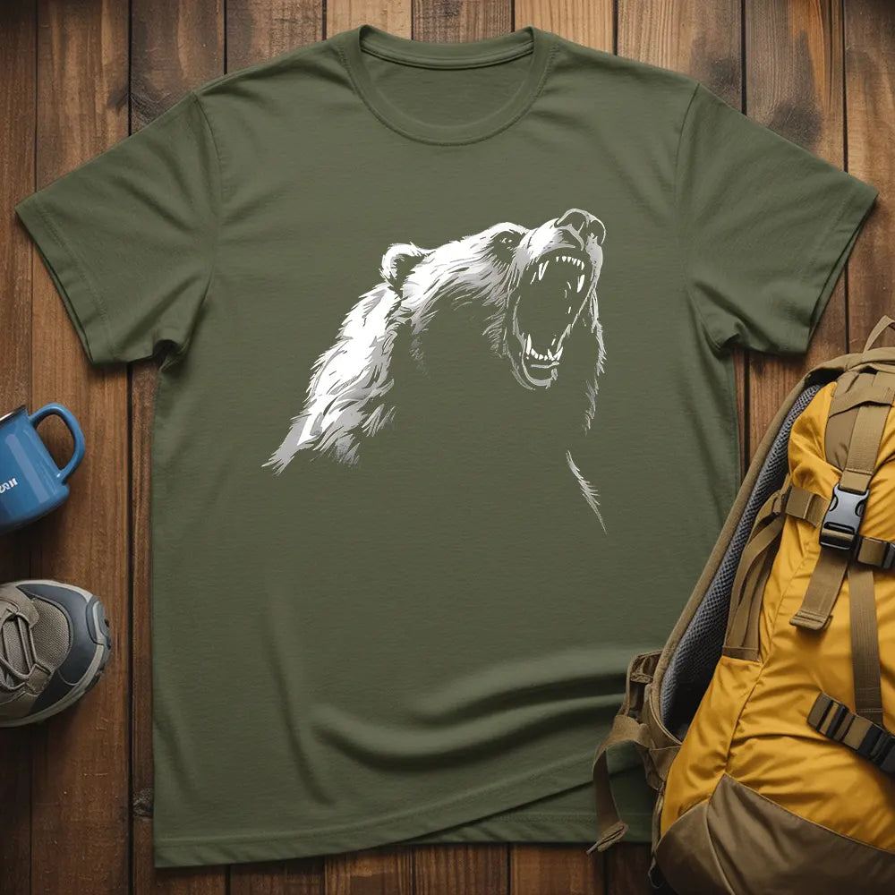 Aggressive Bear Scream T-Shirt