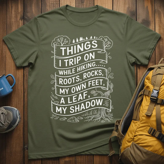 Things I Trip On While Hiking T-Shirt
