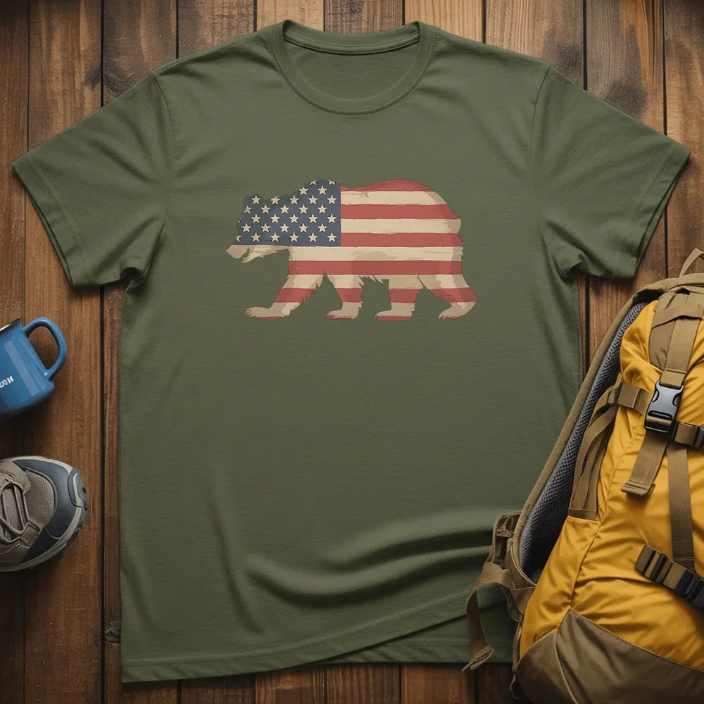USA Patriotic Bear T-Shirt