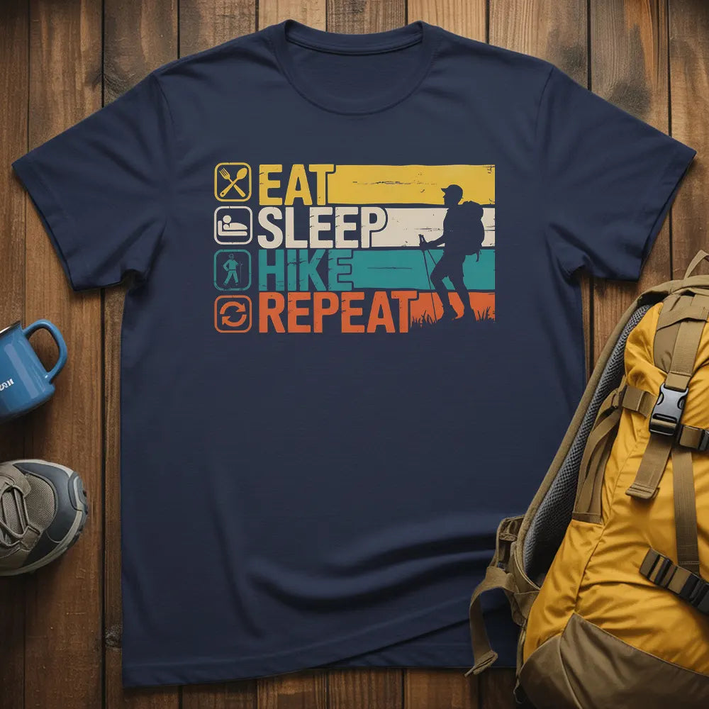 Eat Sleep Hike Repeat T-Shirt