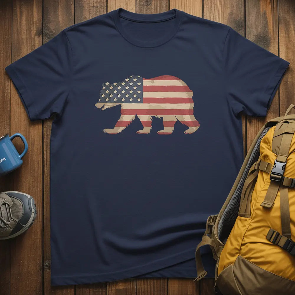 USA Patriotic Bear T-Shirt