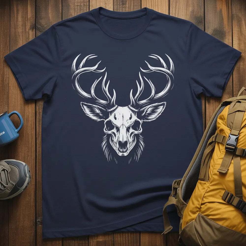 Deer Half Skull T-Shirt