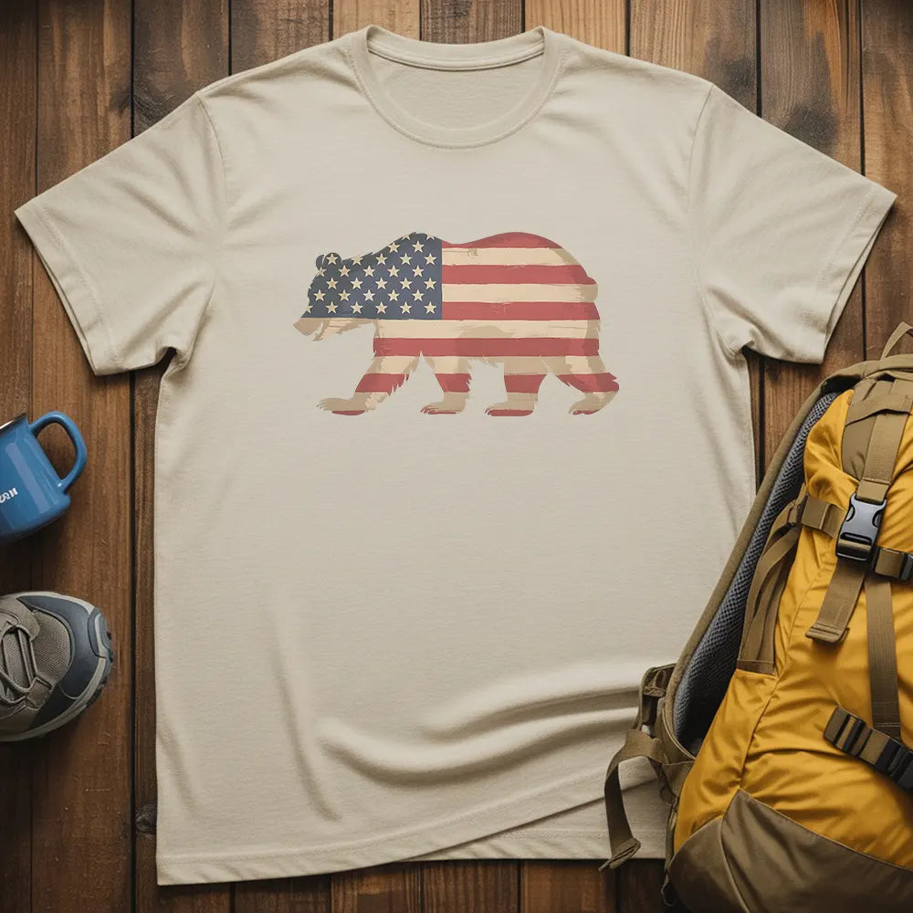 USA Patriotic Bear T-Shirt