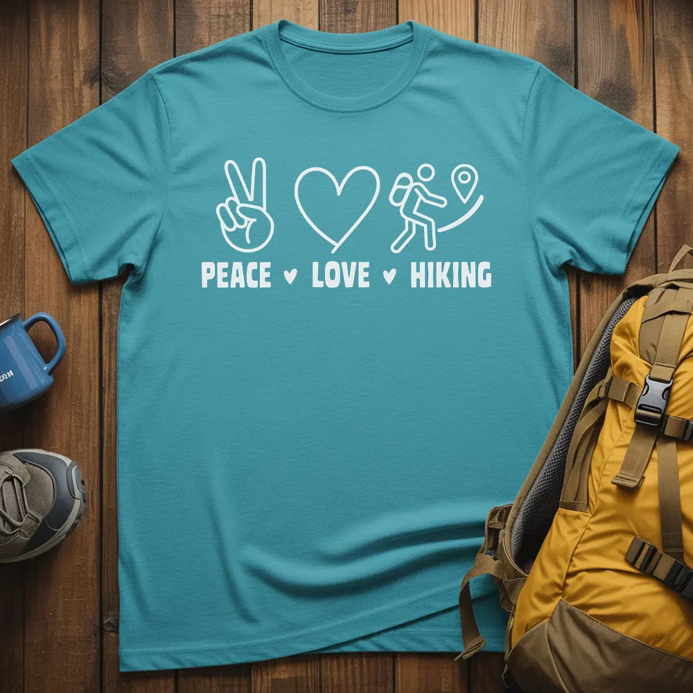Peace Love Hiking T-Shirt