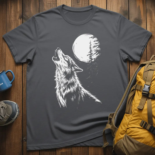 Wild Wolf Howling T-Shirt